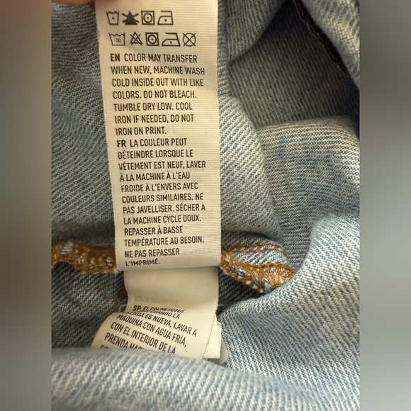 American Eagle Outfitters Keep Smiling Denim Tote Bag - Picture 7 of 10